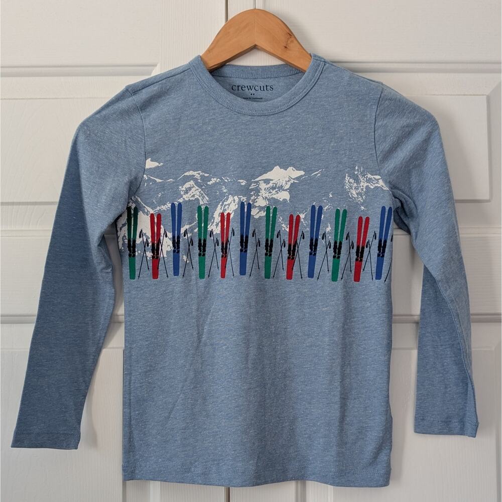 Crewcuts Long Sleeve Ski Print Shirt NEW!